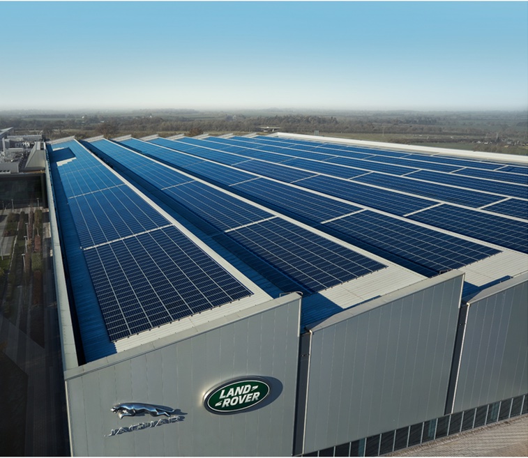 10.37 MWp rooftop solar array built by Green Teams Europe in Wolverhampton